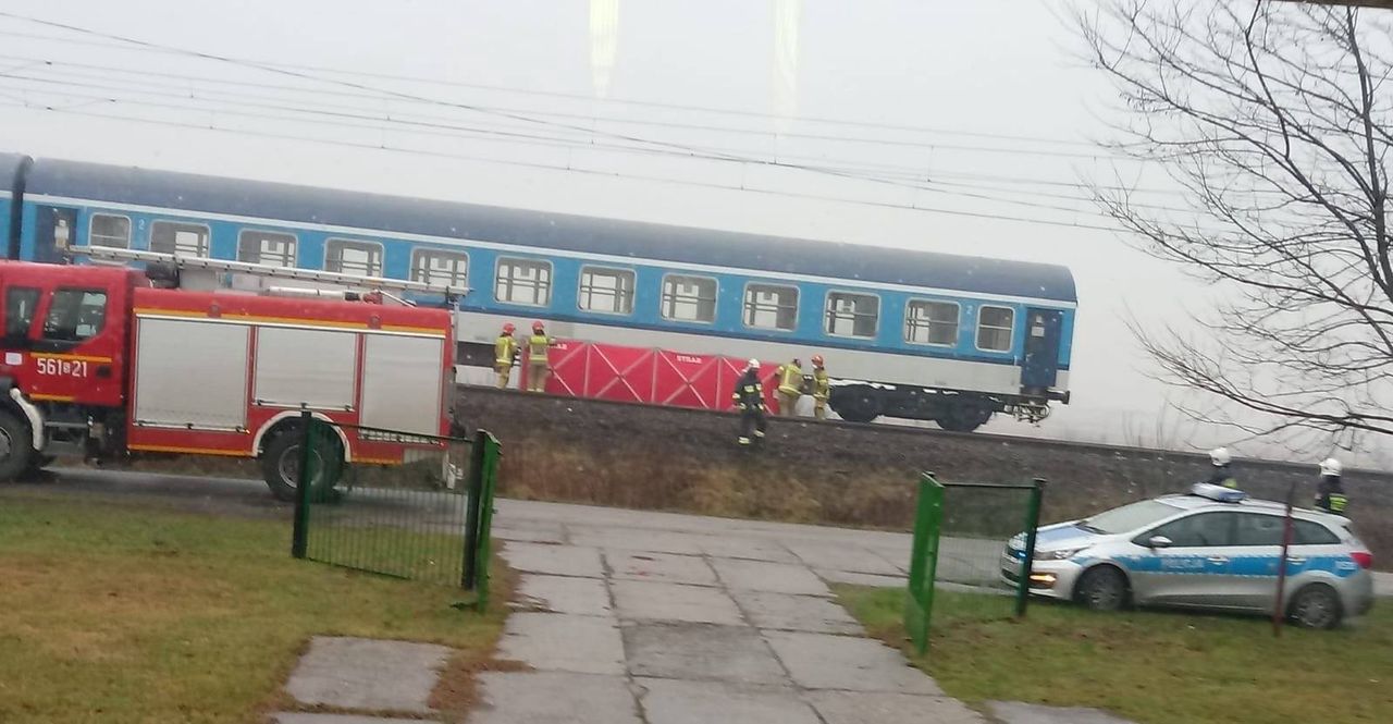 Racibórz. Tragedia na torach. Zginął mężczyzna potrącony przez pociąg