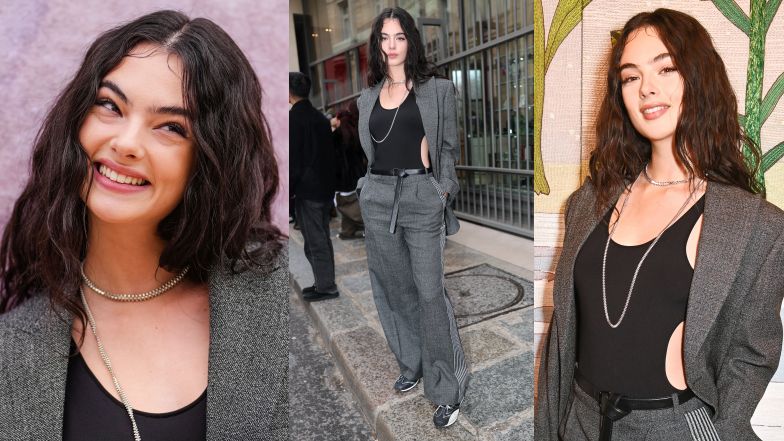 20-letnia córka Moniki Bellucci wdzięczy się na Paris Fashion Week w wyciętym body