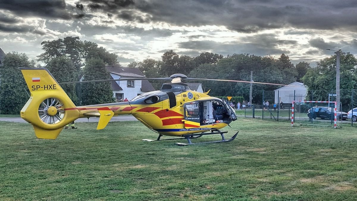 55-latek nie przeżył upadku z drabiny