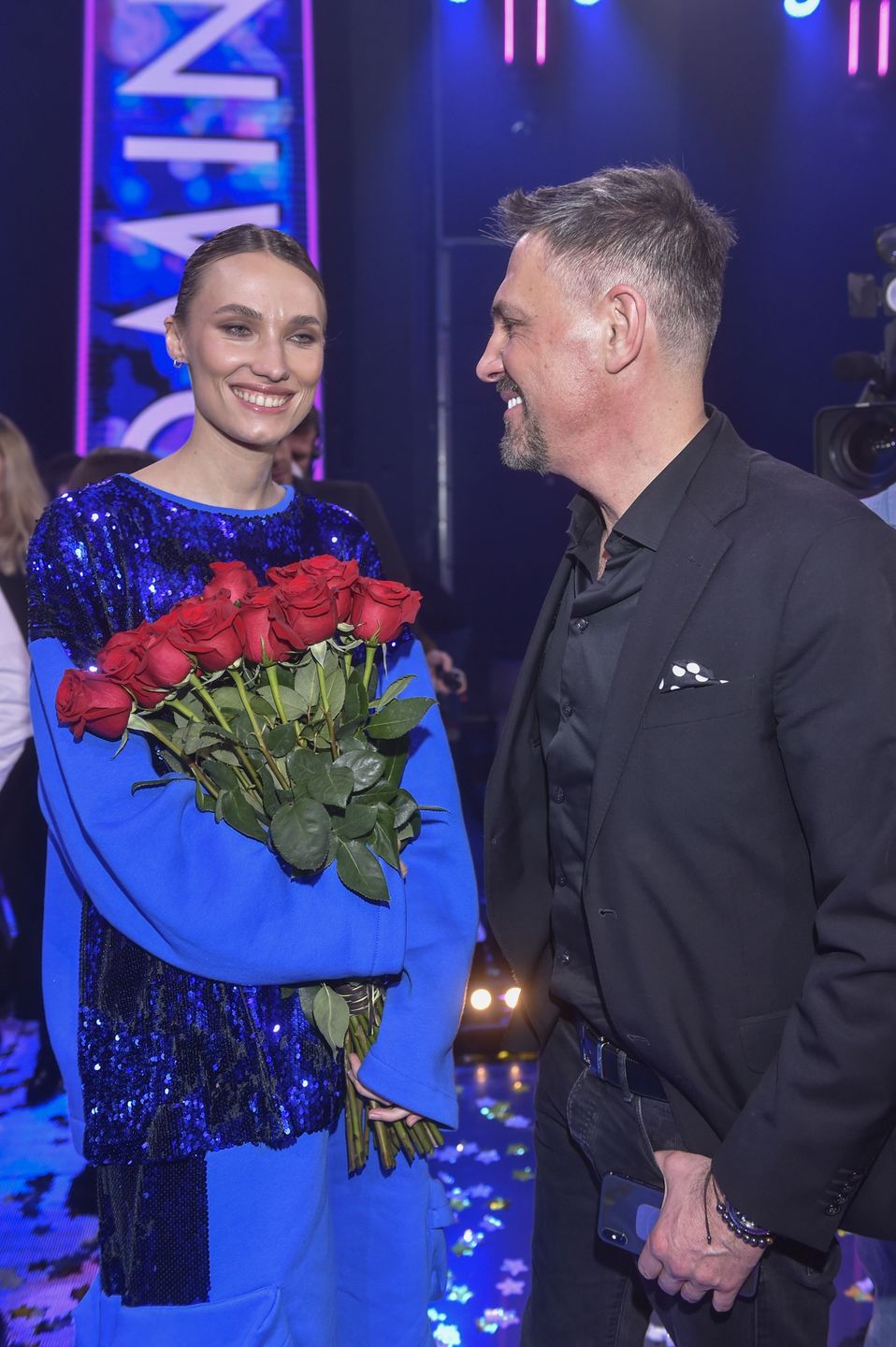Krzysztof Ibisz i Joanna Kudzbalska przyszli razem na galę Polsatu. Ładnie razem wyglądali? 