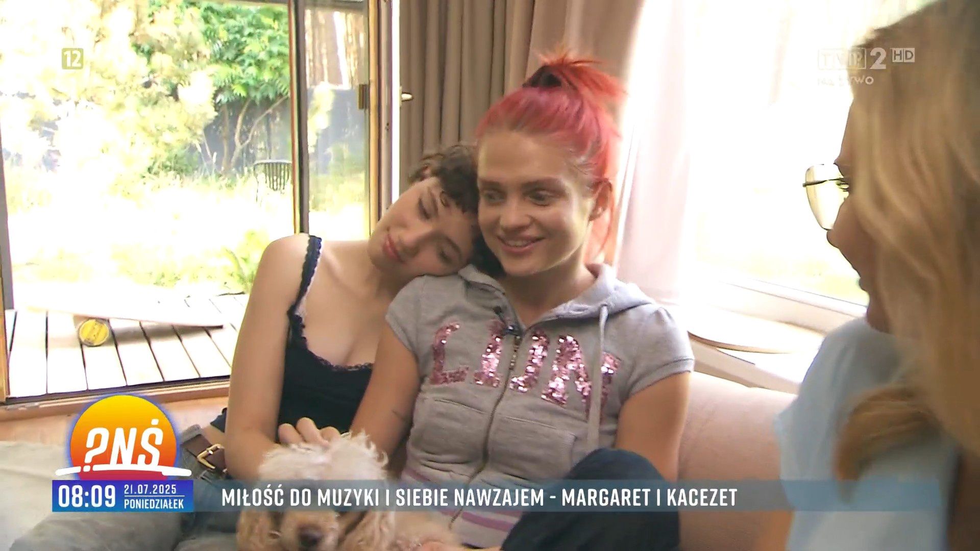 Margaret z pasierbicą w "Pytaniu na Śniadanie"