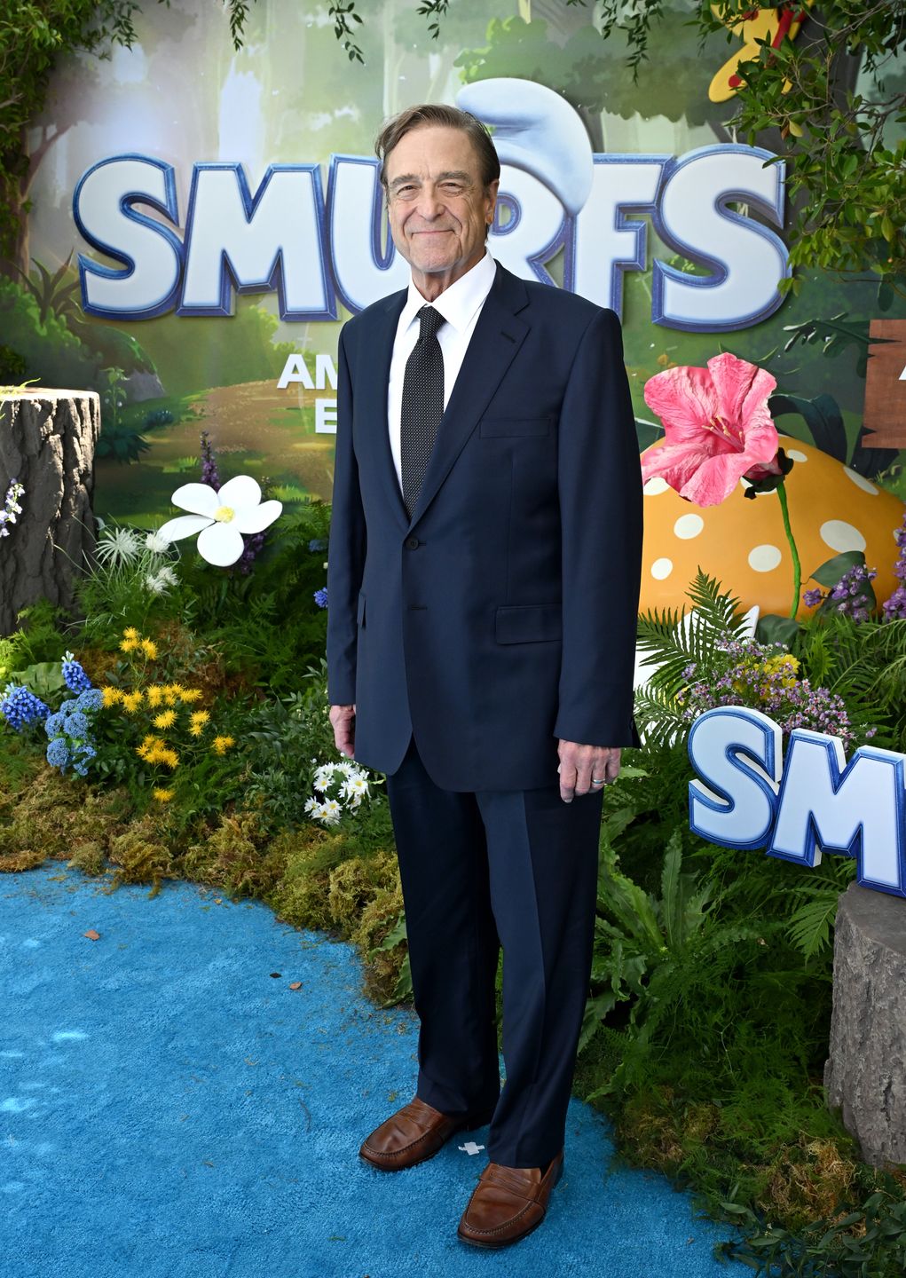 John Goodman na premierze "Smurfów"