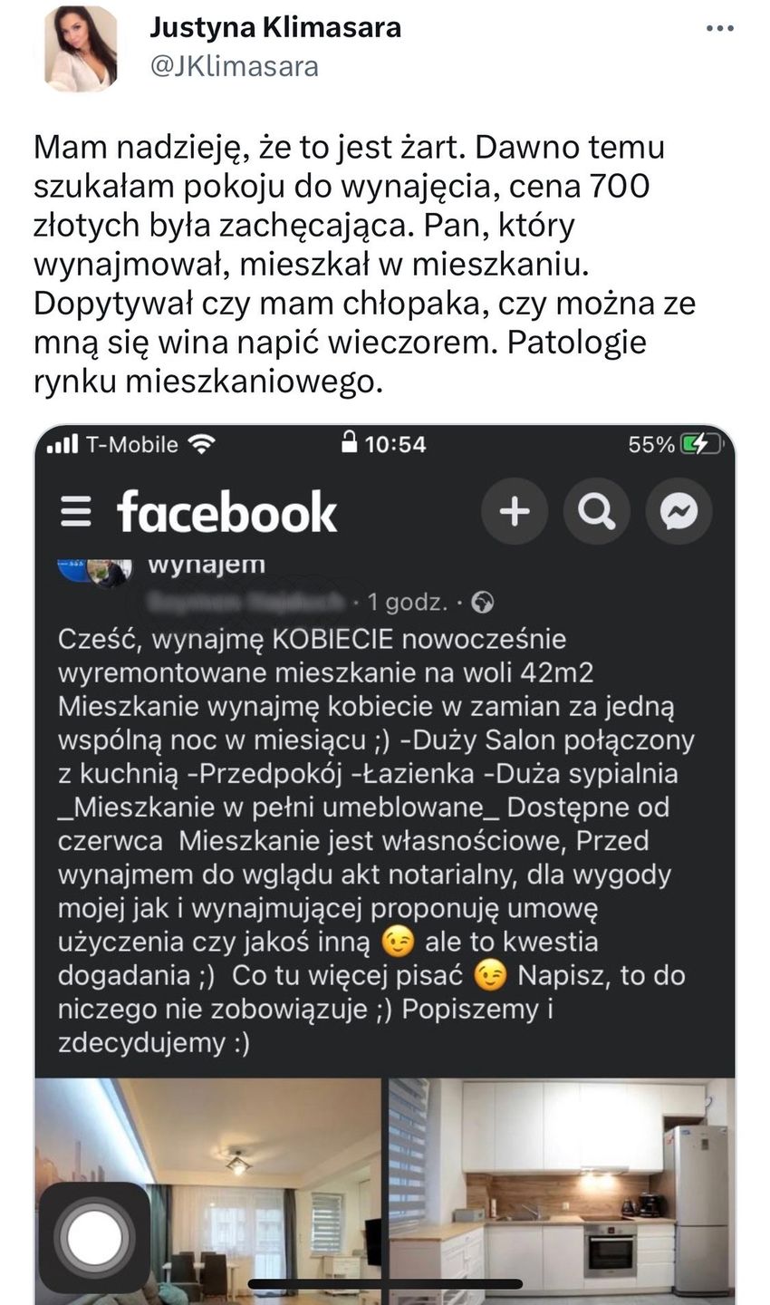 Justyny Klimasary na Twitterze
