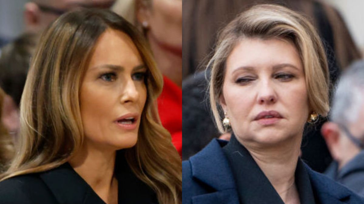Relacje żony Zełenskiego z Melanią Trump