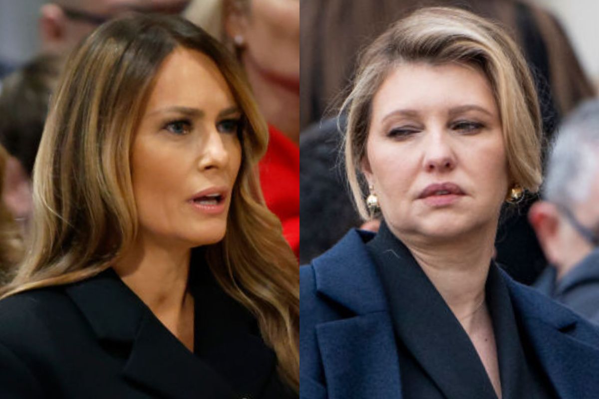 Żona Zełenskiego i Melania Trump też się nie lubią? "Oszczędne relacje"