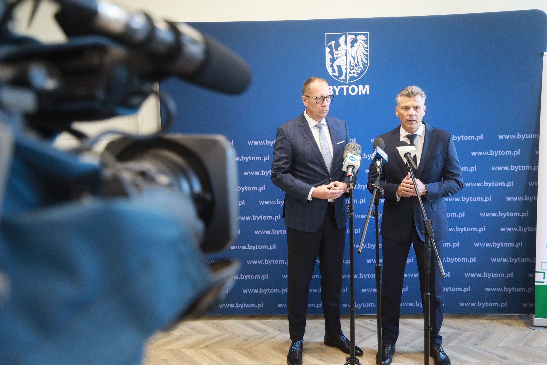 konferencja prasowa dot. przekazania przez Spółkę Restrukturyzacji Kopalń terenów poprzemysłowych dla Miasta Bytom