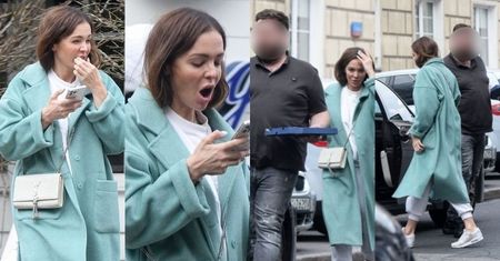 Anna Wendzikowska stroi minki na obiedzie z tajemniczym przyjacielem (ZDJĘCIA)