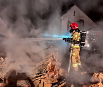 Pożar we Władysławowie. Ratownik SAR stracił dorobek życia