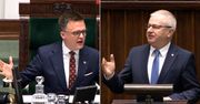 Awantura w Sejmie. Hołownia wyłączył mikrofon posłowi