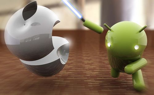 Android vs Apple, fot. Gadgetoz.com