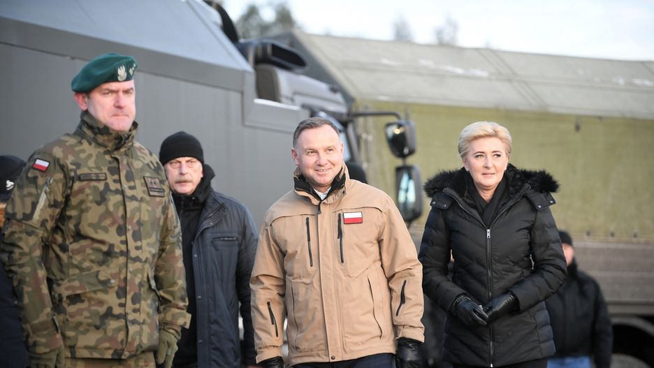 Andrzej Duda, Agata Kornhauser-DudaMarcin Obarabia�oruska, granica, graniczna, graniczne, pas przygraniczny, polityk, polityka, polsko bia�oruska, polsko bia�oruskiej, przy granicy, przygraniczna, strefa, w pasie przygranicznym