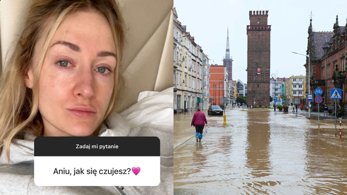 Żona Kurka zapytana, czy ich dom ucierpiał w powodzi