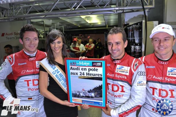 Audi na pierwszym polu startowym! – Kwalifikacje do 24H Le Mans 2011