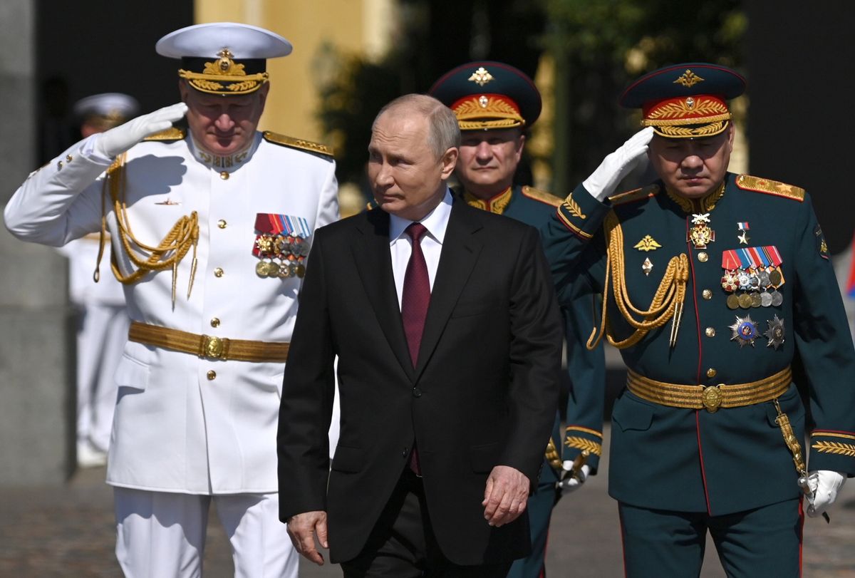 Władimir Putin w  Sankt Petersburgu