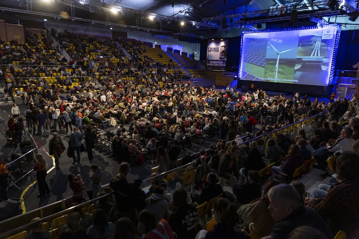 Tłumy podczas prelekcji to mało powiedziane