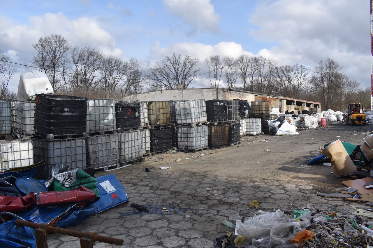 Nielegalne składowisko odpadów w Nowym Miszewie
