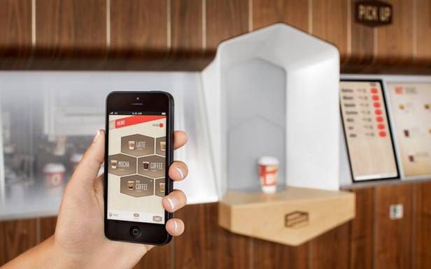 Coffe Haus może być obsługiwany panelem dotykowym albo za pomocą aplikacji w smartfonie