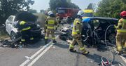 Trzcianki: Groźne zderzenie czołowe. Trzy osoby są ranne
