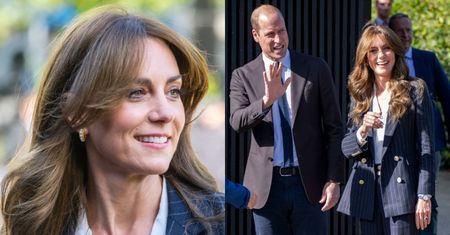 Elegancka Kate Middleton wystąpiła po raz KOLEJNY w tym samym garniturze. Modowy wzór dla innych? (ZDJĘCIA)