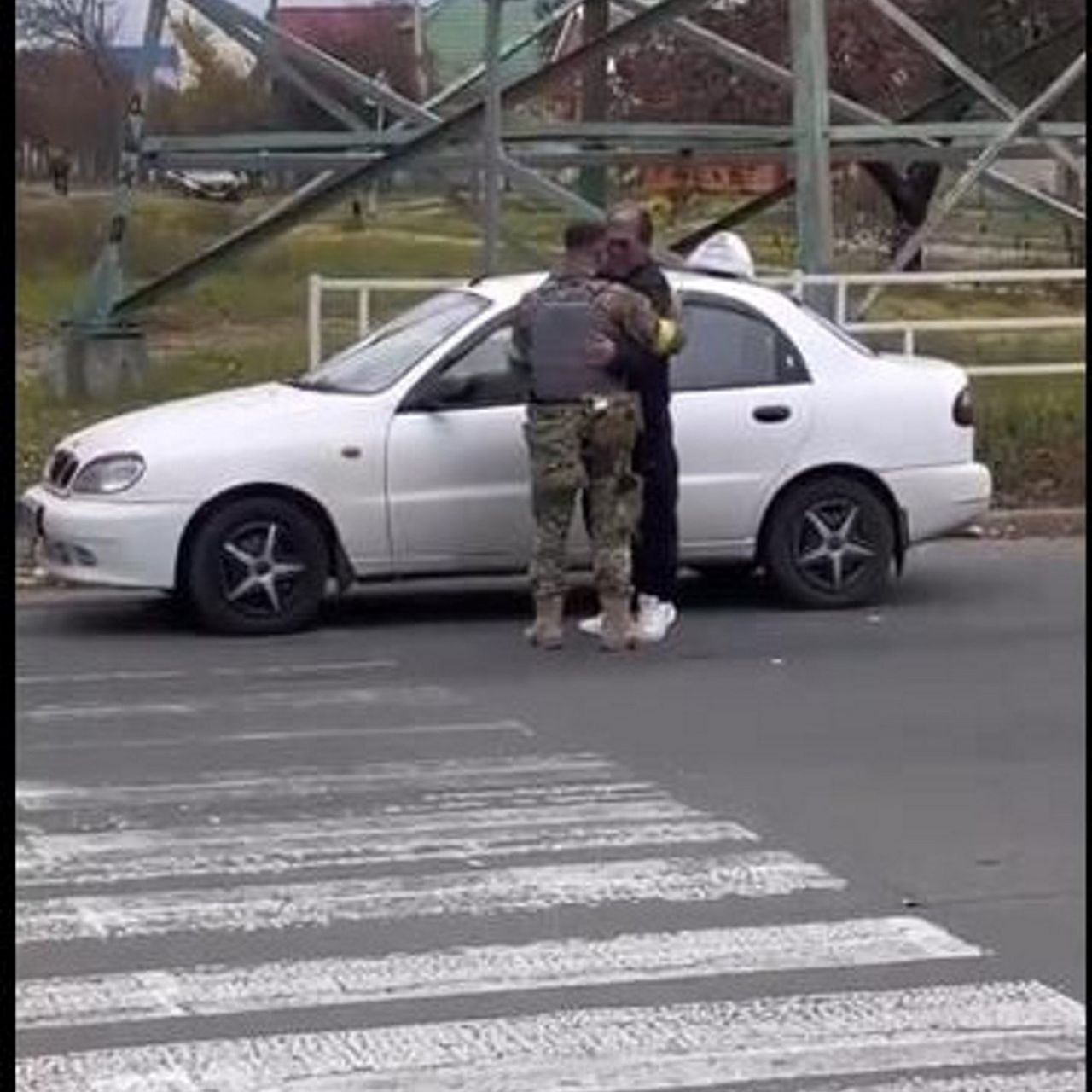 Spotkanie żołnierza z bliskimi