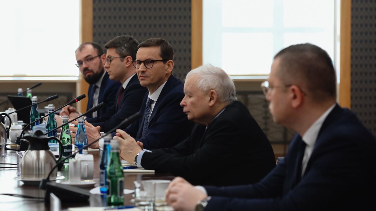 mateusz morawiecki jarosław kaczyński