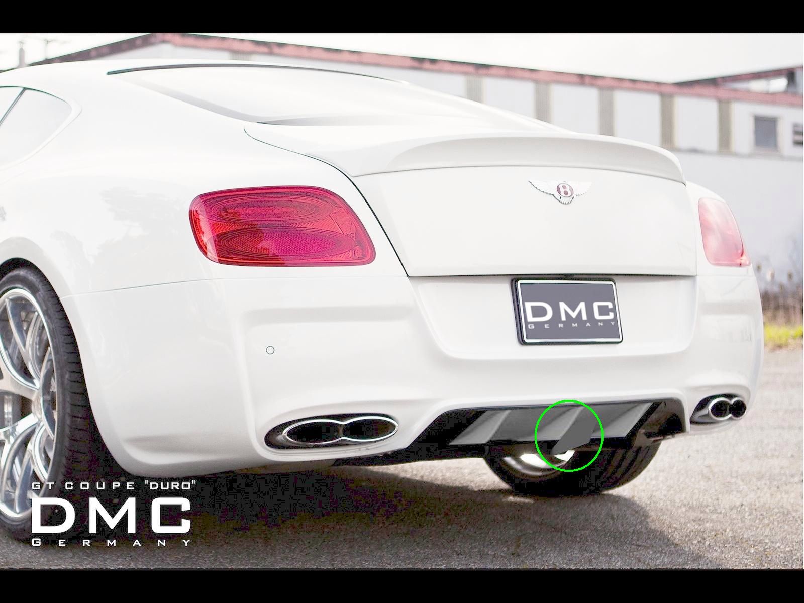 Na rozjaśnionym zdjęciu widać sposób "montażu" nowego dyfuzora i dziwny trójkąt (zaznaczyłem zielonym kółkiem). Może to UFO? Nie, to Photoshop. Albo Paint.