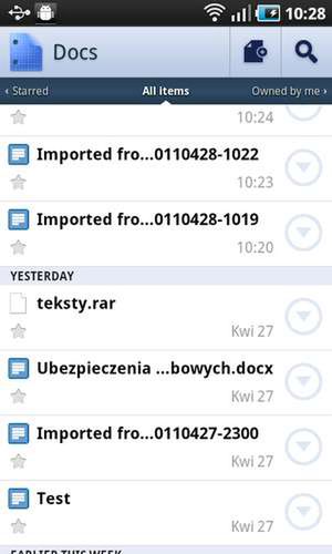 Google Docs już w Markecie! 3