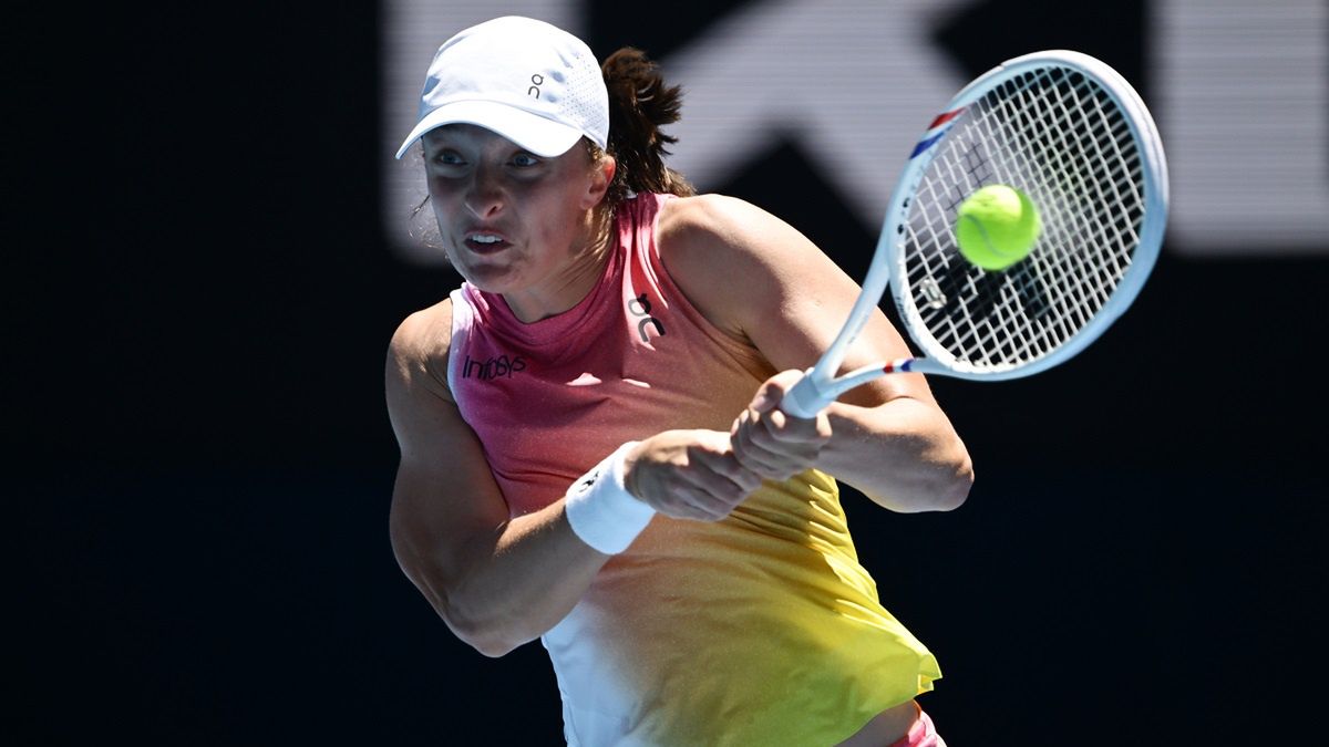 Iga Świątek awansowała do kolejnej rundy AO.