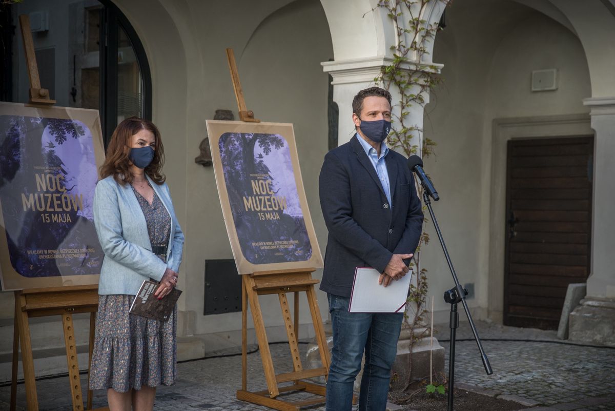 Warszawa. Konferencja prasowa nt. Nocy Muzeów