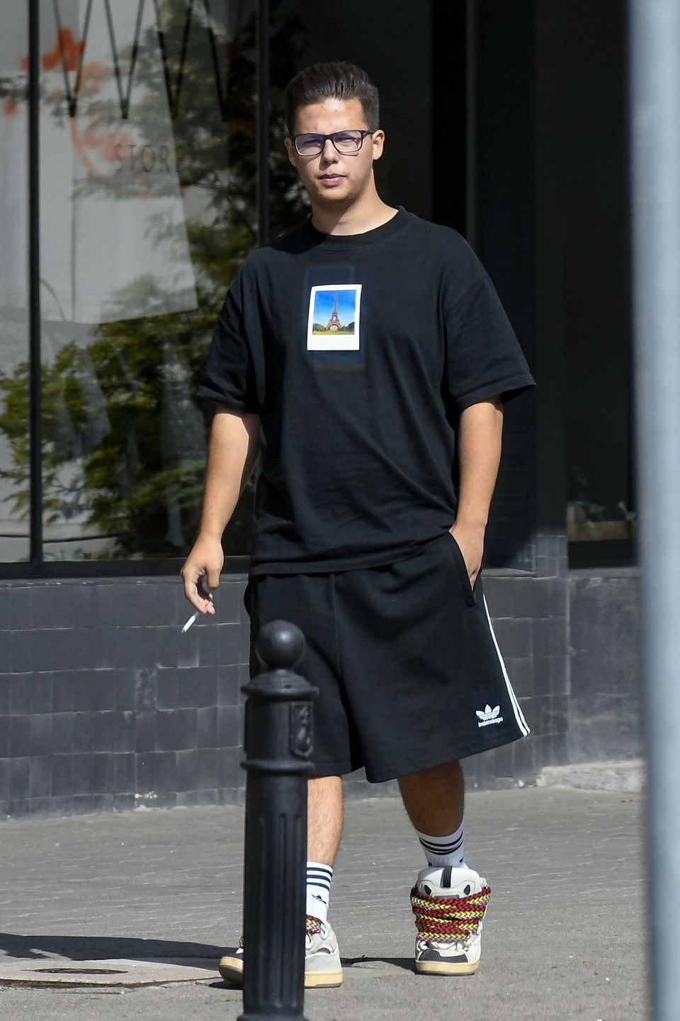 Allan Krupa widziany na ulicach Warszawy