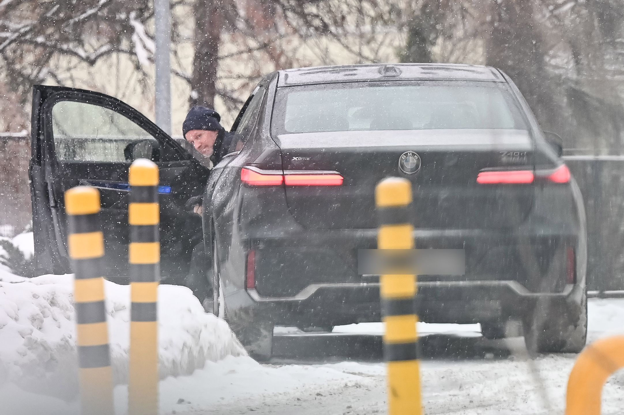 Radosław Majdan odebrał chłopców ze szkoły