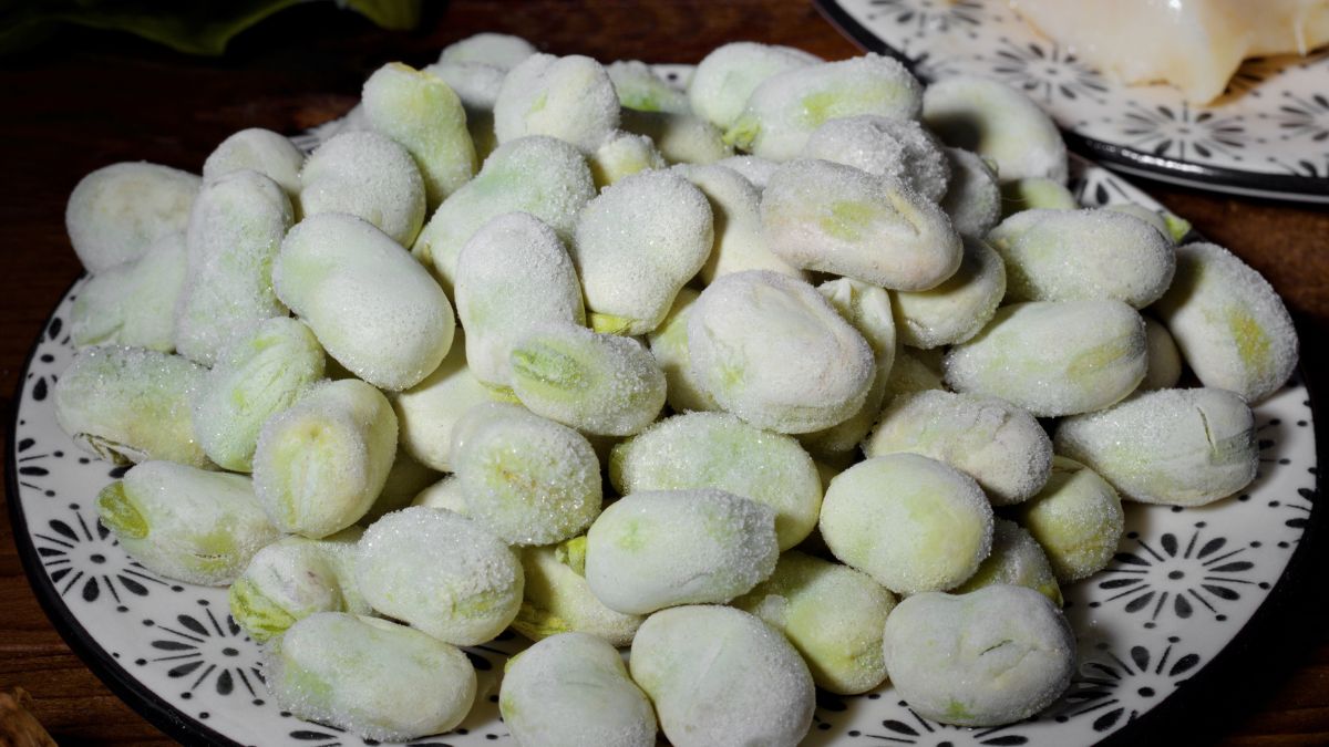 Mrożony bób - Pyszności