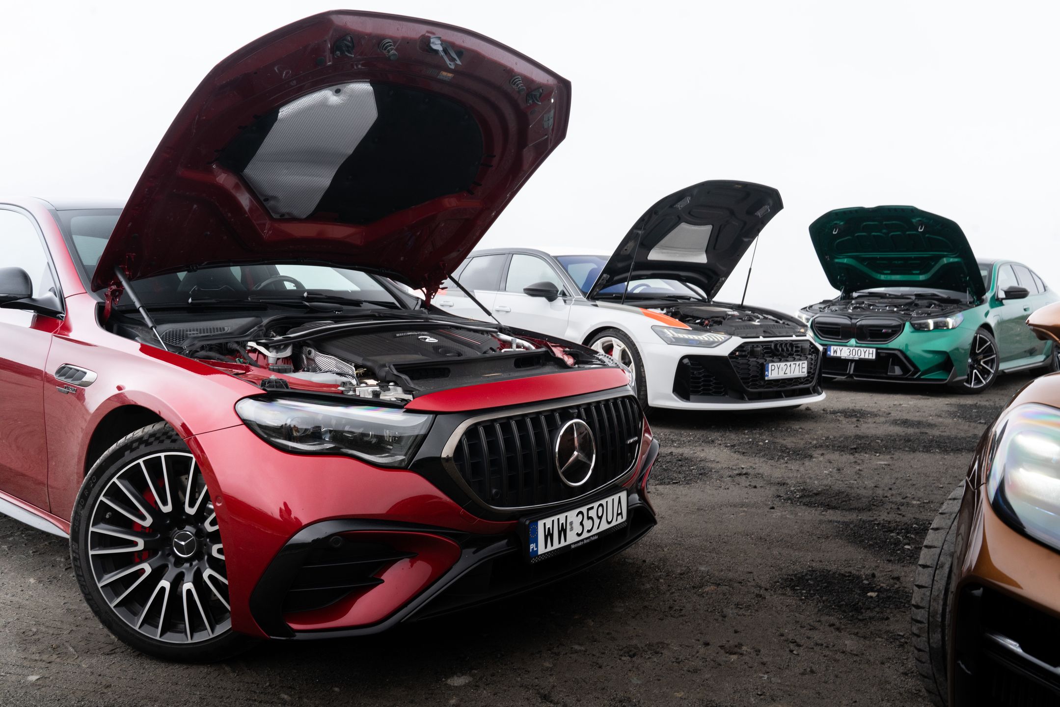 Audi RS 6 Avant GT, BMW M5, Mercedes-AMG E 53, Porsche Panamera