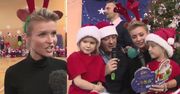 Krupa i Biedroń rozdają prezenty dzieciom