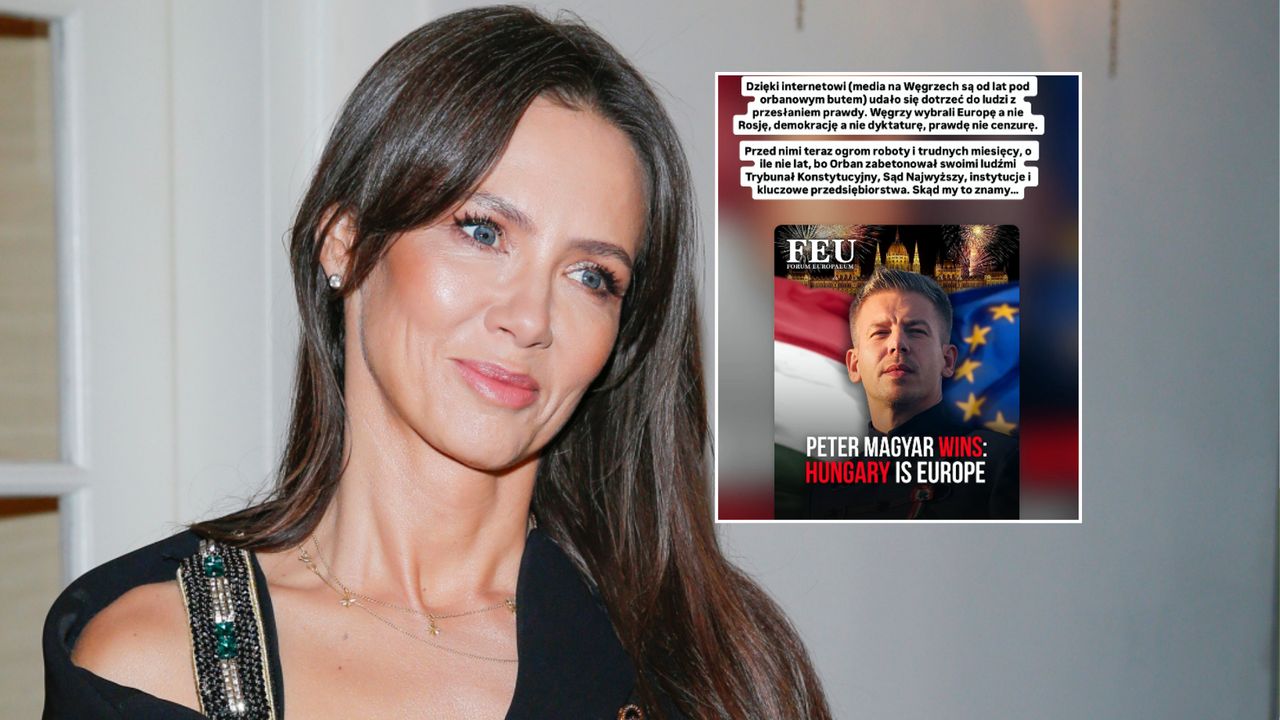 Kinga Rusin zabrała głos po zmianie władzy na Węgrzech. Nawiązała do POLSKIEJ polityki