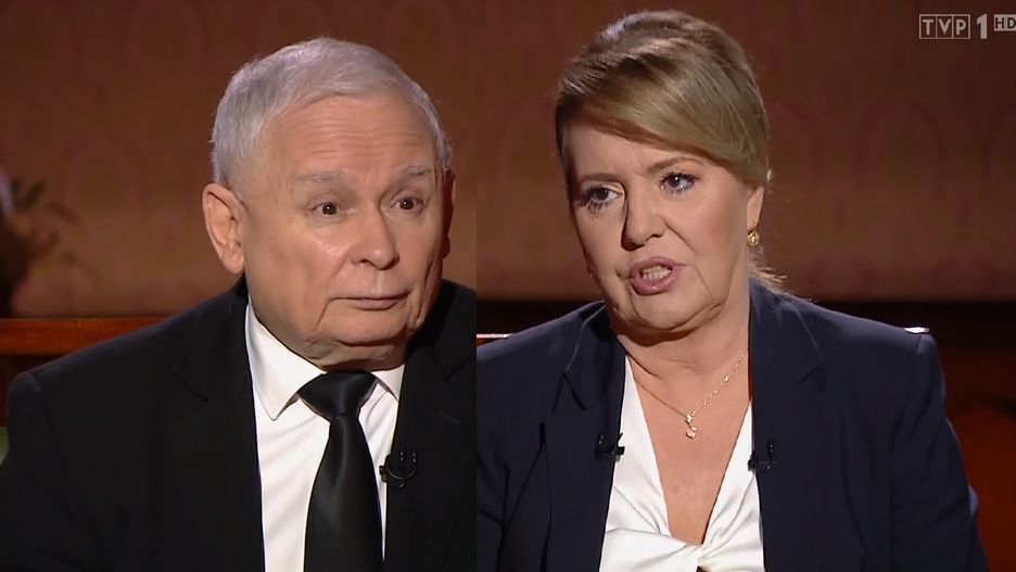Podczas wywiadu Danuty Holeckiej z Jarosławem Kaczyńskim krytykowano działania UE