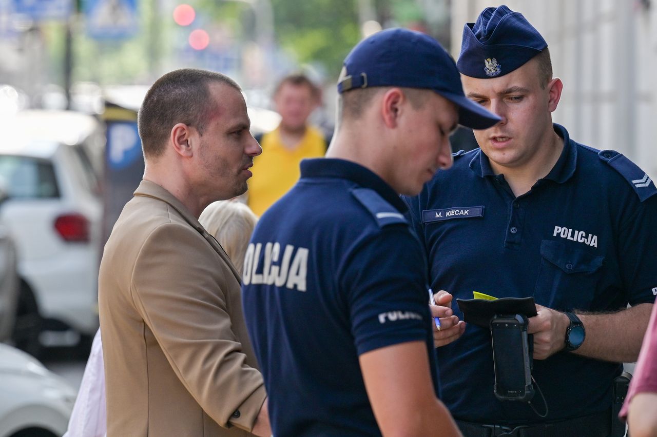 Marcin Hakiel składał zeznania na komisariacie