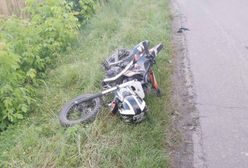 Teodorów w Łódzkiem. 9-latek na motocyklu zderzył się z samochodem