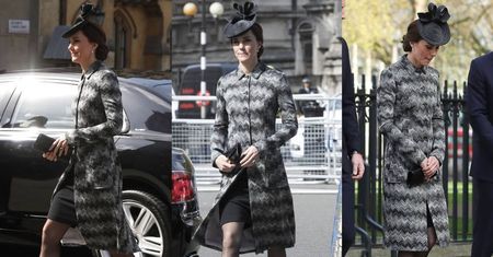 Elegancka Kate Middleton z Williamem i Harrym oddają hołd ofiarom zamachu w Londynie (ZDJĘCIA)