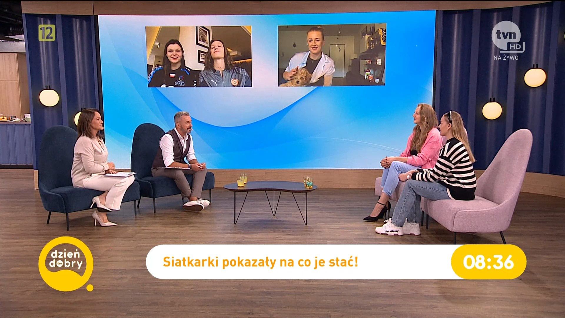 Kadr z dzisiejszego wydania "Dzień Dobry TVN"