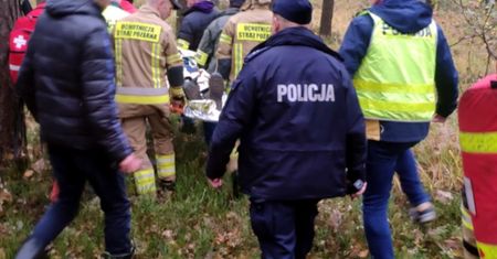 Mężczyzna niepostrzeżenie wyszedł do lasu. Rodzina przeżyła chwile grozy