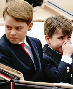 Charlotte, George i Louis na królewskiej paradzie. Jak zawsze kradną show