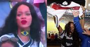 Rihanna bawi się na trybunach mundialu! ZOBACZCIE