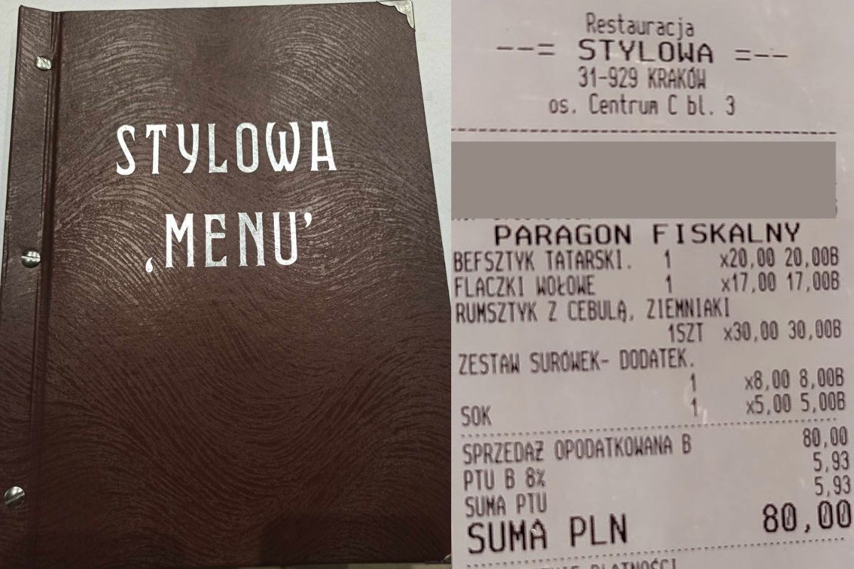 Ile kosztuje obiad w "Stylowej"?