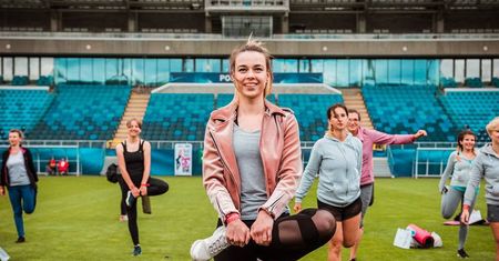 Trening z Ewą Chodakowską na Arenie Lublin [ZDJĘCIA]