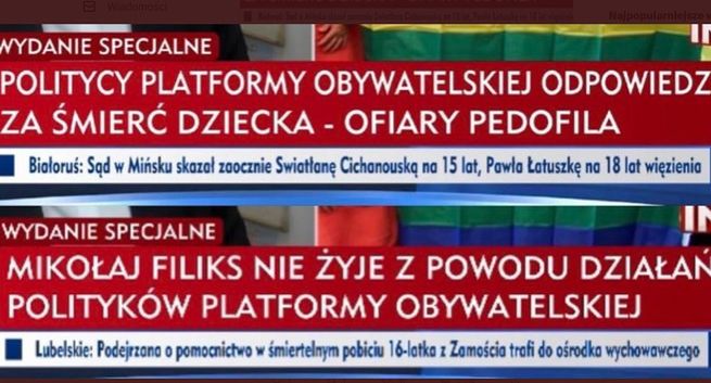 Krzysztof Luft chce ukarania TVP Info za obwinienie PO o śmierć syna posłanki