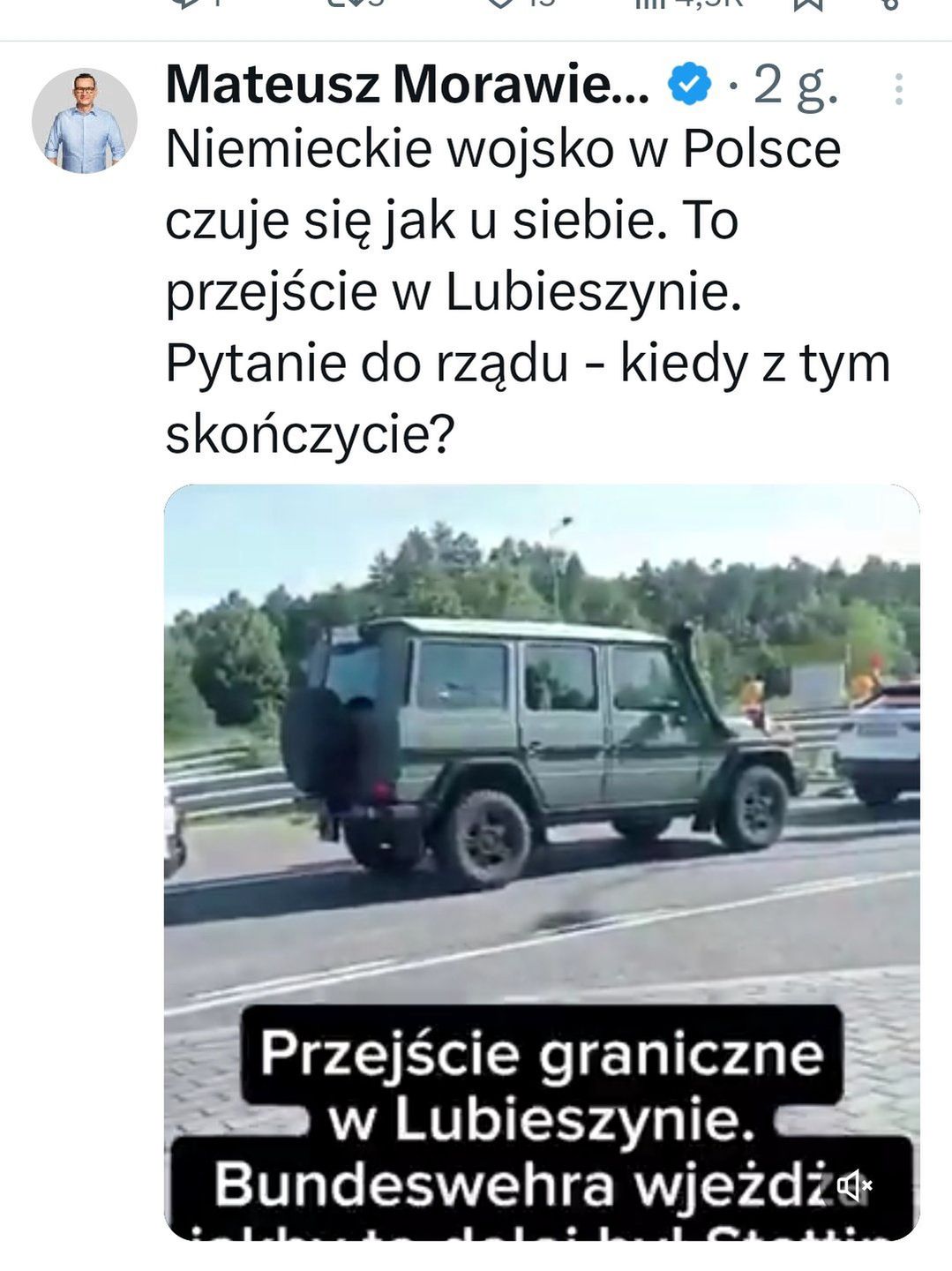 Wpis Mateusza Morawieckiego