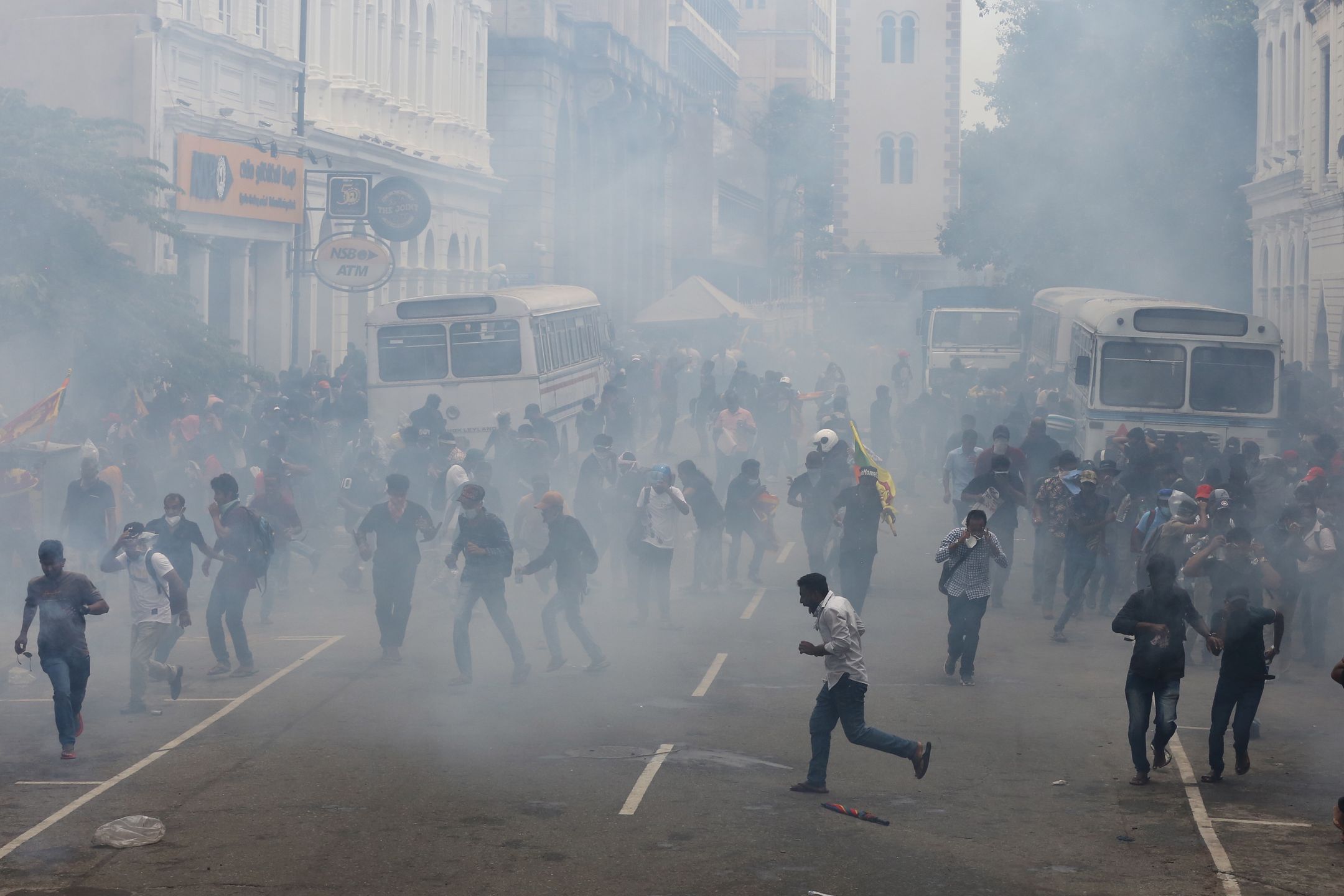 Protesty na ulicach Sri Lanki