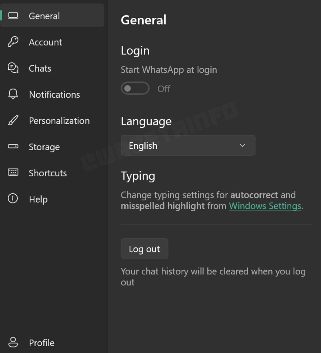 Odświeżone ustawienia WhatsAppa beta na Windowsa