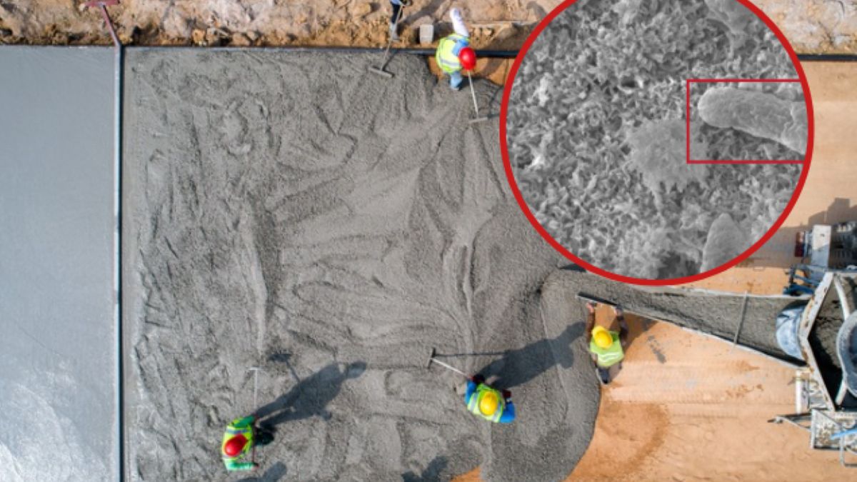 Innowacyjny "żywy cement"